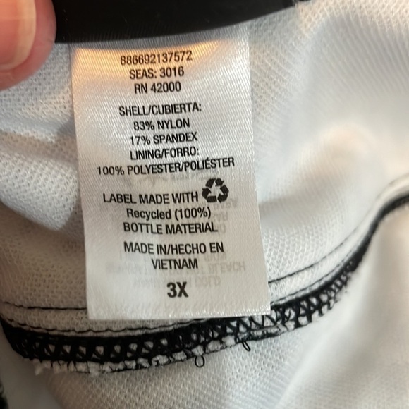 NWT Joe Boxer Women’s Plus Size 3X Fringe One Piece Swimsuit Swimwear - Picture 7 of 8